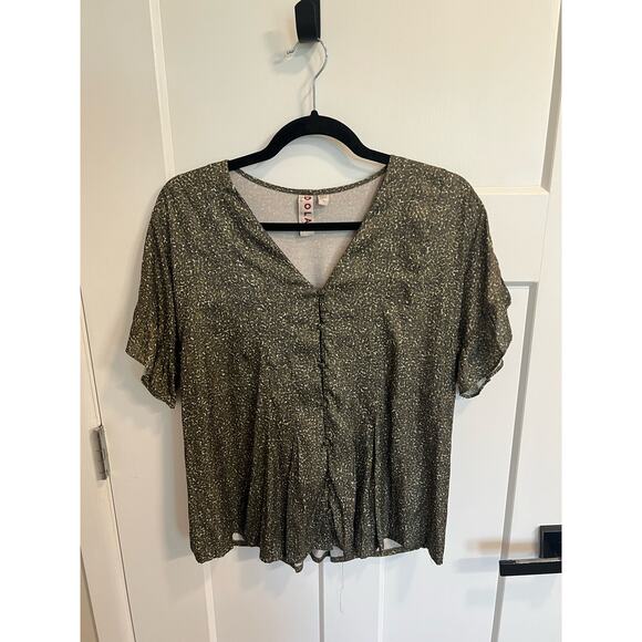 Anthropologie Dolan Blouse | Womens Peplum Top | Size M - Picture 5 of 9